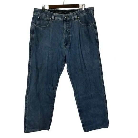 Ermenegildo Zegna Blue Straight Leg Jeans 38 - Picture 1 of 6